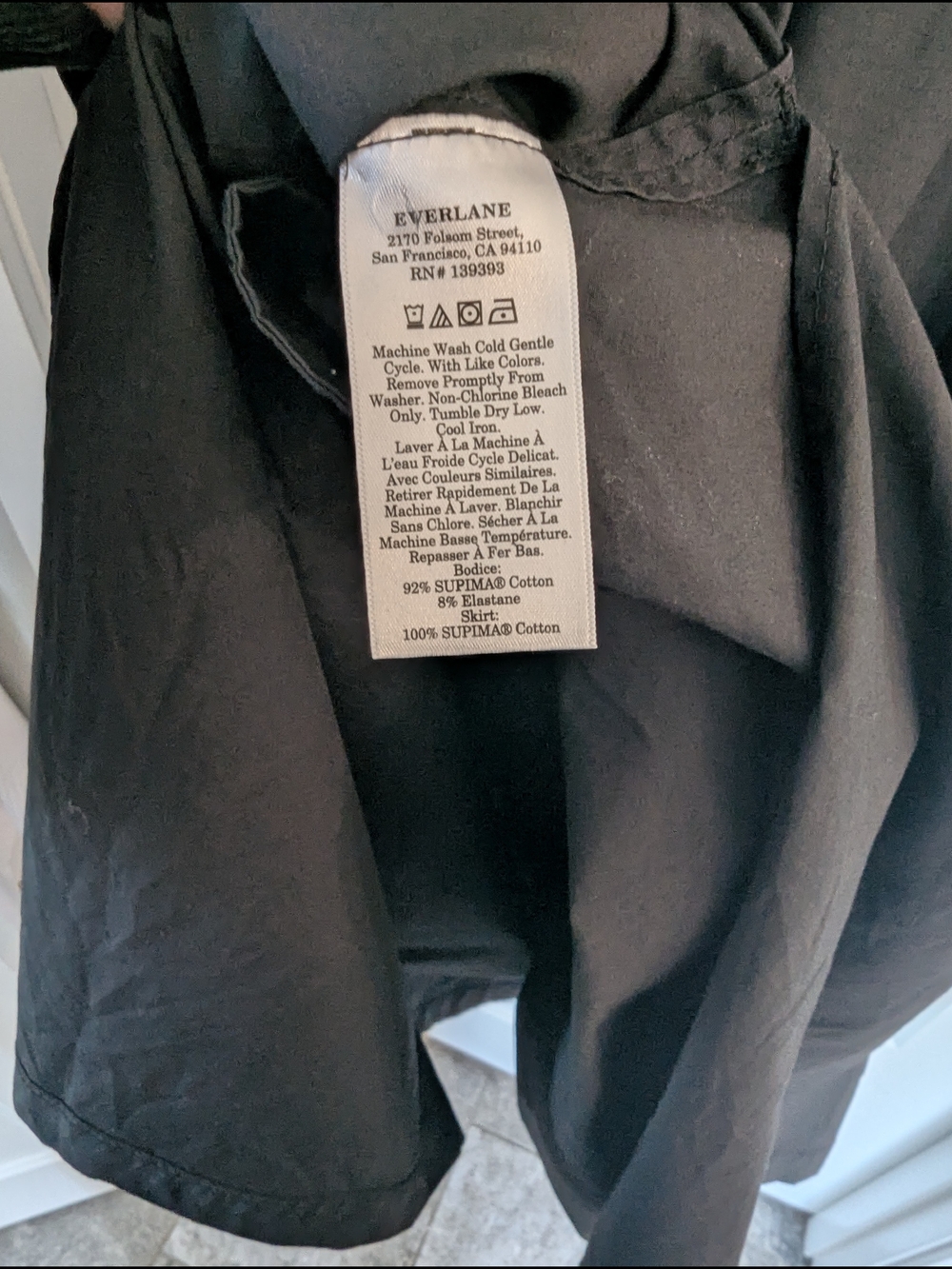 Everlane Black Sleeveless Maxi Dress - Picture 4 of 4
